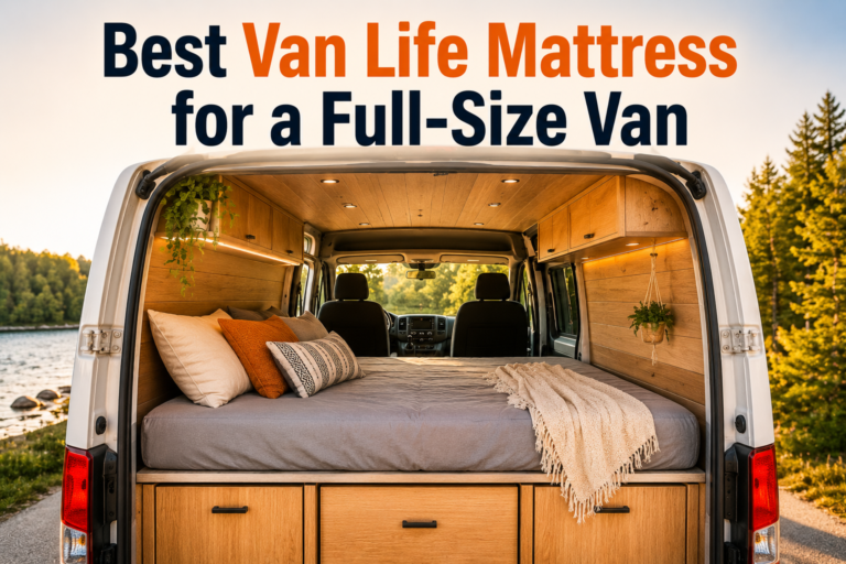 Best Van Life Mattress for a Full-Size Van 2026 (Top 5)